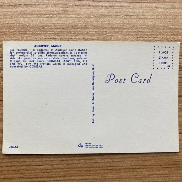 THREE VINTAGE POST CARDS FROM TELESTAR SITE - Picture 3 of 7